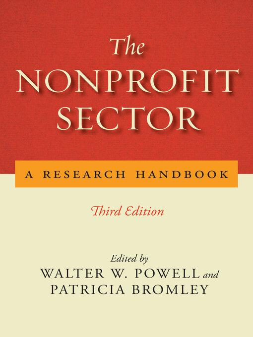 Title details for The Nonprofit Sector by Walter W. Powell - Available